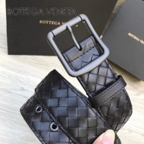BV皮帶-09-1 原單 新款針扣 男士純手工編織皮帶