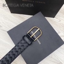 BV皮帶-04 原單 新款金扣 手工編織皮帶