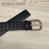 BV皮帶-04-1 原單 新款金扣 手工編織皮帶