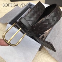BV皮帶-04-1 原單 新款金扣 手工編織皮帶