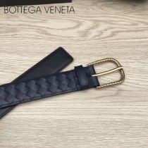 BV皮帶-04-2 原單 新款金扣 手工編織皮帶