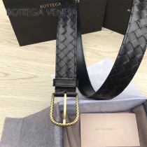 BV皮帶-04 原單 新款金扣 手工編織皮帶