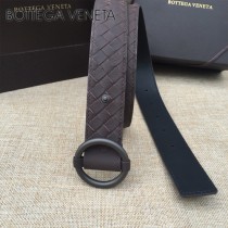 BV皮帶-06-3  原單 新款圓扣  手工編織皮帶