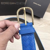 BV皮帶-04-4 原單 新款金扣 手工編織皮帶