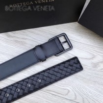 BV皮帶-09-1 原單 新款針扣 男士純手工編織皮帶