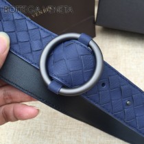 BV皮帶-06-1  原單 新款圓扣  手工編織皮帶