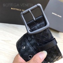 BV皮帶-09-2 原單 新款針扣 男士純手工編織皮帶