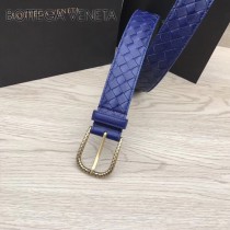 BV皮帶-04-5 原單 新款金扣 手工編織皮帶