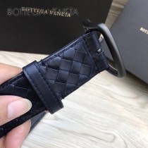 BV皮帶-09 原單 新款針扣 男士純手工編織皮帶