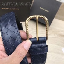 BV皮帶-04-2 原單 新款金扣 手工編織皮帶
