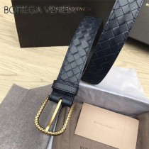 BV皮帶-04-2 原單 新款金扣 手工編織皮帶