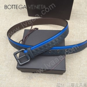 BV皮帶-13-2 原單 拼色手工編織皮帶  为休闲装或正装造型增添优雅韵味