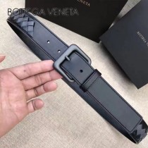 BV皮帶-10 原單 新款針扣 男士純手工編織皮帶 拼色
