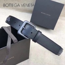 BV皮帶-10 原單 新款針扣 男士純手工編織皮帶 拼色