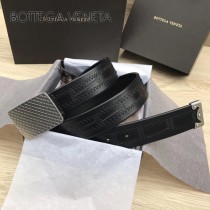 BV皮帶-12 原單 新款正裝皮帶 手工編織皮帶