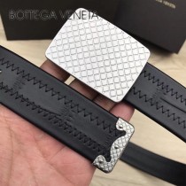 BV皮帶-12 原單 新款正裝皮帶 手工編織皮帶