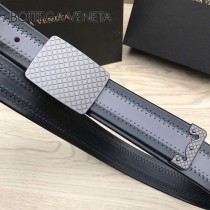 BV皮帶-12-1 原單 新款正裝皮帶 手工編織皮帶