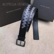 BV皮帶-10 原單 新款針扣 男士純手工編織皮帶 拼色