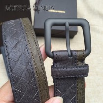 BV皮帶-13-1 原單 拼色手工編織皮帶  为休闲装或正装造型增添优雅韵味