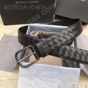 BV皮帶-29 原單  新款镍色扣头 手工編織皮帶  低調奢華的典範