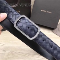 BV皮帶-27-1 原單 新款針扣 純手工編織皮帶