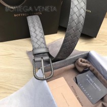 BV皮帶-29-1 原單  新款镍色扣头 手工編織皮帶  低調奢華的典範