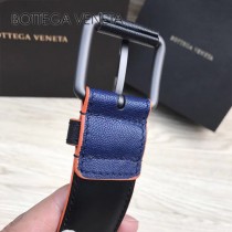 BV皮帶-28-3 原單 彩色油邊  手工編織皮帶 低調奢華