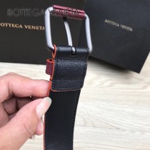 BV皮帶-28 原單 彩色油邊  手工編織皮帶 低調奢華