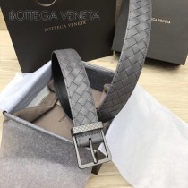 BV皮帶-25 原單 新款針扣 镍色扣头 手工編織皮帶