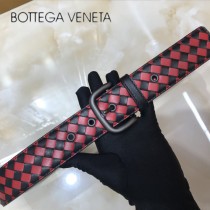 BV皮帶-22-2 原單 新款拼色 手工編織皮帶