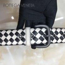 BV皮帶-22-1 原單 新款拼色 手工編織皮帶