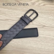 BV皮帶-29-1 原單  新款镍色扣头 手工編織皮帶  低調奢華的典範