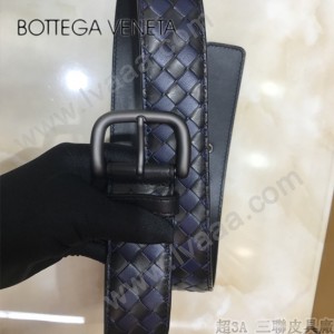 BV皮帶-22 原單 新款拼色 手工編織皮帶