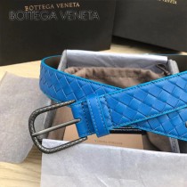 BV皮帶-29-2 原單  新款镍色扣头 手工編織皮帶  低調奢華的典範