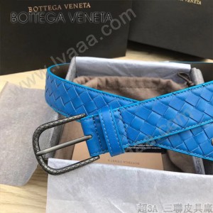 BV皮帶-29-2 原單  新款镍色扣头 手工編織皮帶  低調奢華的典範