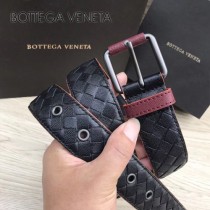 BV皮帶-28 原單 彩色油邊  手工編織皮帶 低調奢華