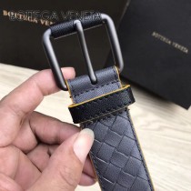 BV皮帶-28-1 原單 彩色油邊  手工編織皮帶 低調奢華