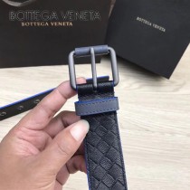BV皮帶-28-2 原單 彩色油邊  手工編織皮帶 低調奢華