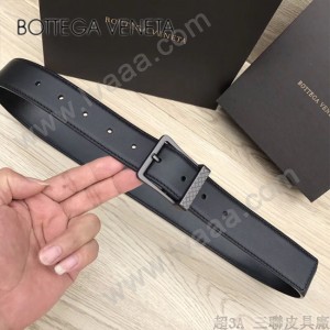 BV皮帶-26 原單 新款針扣 男士休閒或正裝皮帶