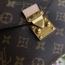 LV-M40780 路易威登新款原版皮Meties經典花料郵差包