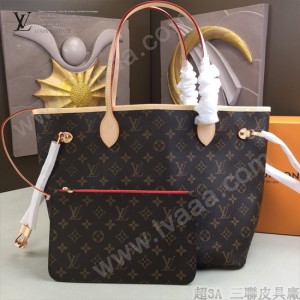 LV-M41177 路易威登新款原版皮Neverfull經典手袋 購物袋 子母包