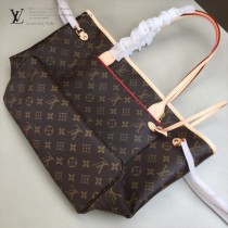 LV-M41177 路易威登新款原版皮Neverfull經典手袋 購物袋 子母包
