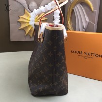 LV-M41177 路易威登新款原版皮Neverfull經典手袋 購物袋 子母包