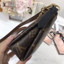M41638-04  原版皮 手袋 Monogram帆布搭配柔軟粒面皮革的獨特設計