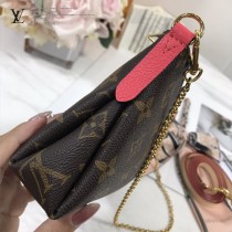 M41638-04  原版皮 手袋 Monogram帆布搭配柔軟粒面皮革的獨特設計