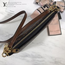 M41638-04  原版皮 手袋 Monogram帆布搭配柔軟粒面皮革的獨特設計