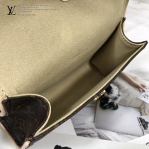 LV原版皮經典款 老花腰包 胸包 手拿包