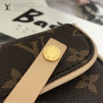 LV原版皮經典款 老花腰包 胸包 手拿包