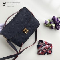 LV-M44072-06 路易威登新款原版皮Meties系列小牛皮壓花郵差包