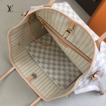 LV-N41361 路易威登新款原版皮Neverfull經典手袋